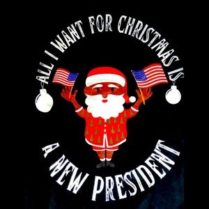 Funny I want a New President Anti Biden Pro Trump Black Men Women Unisex